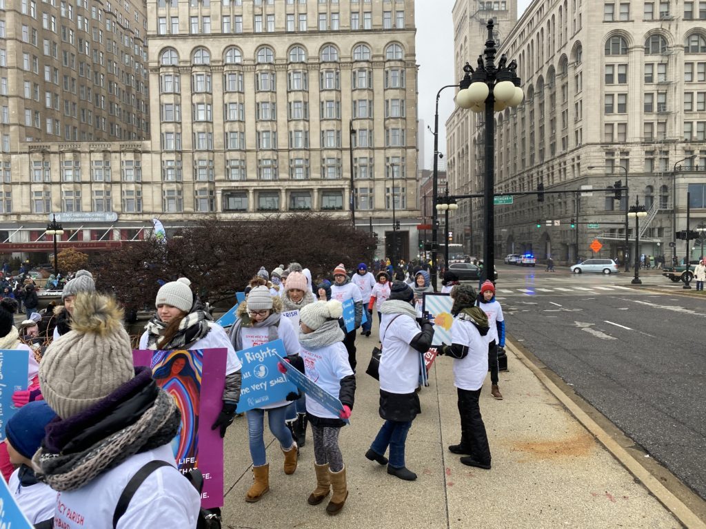 Marsz dla życia w Chicago