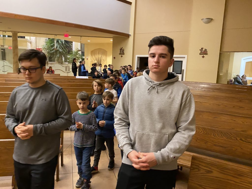 Próba kandydatów na ministranta