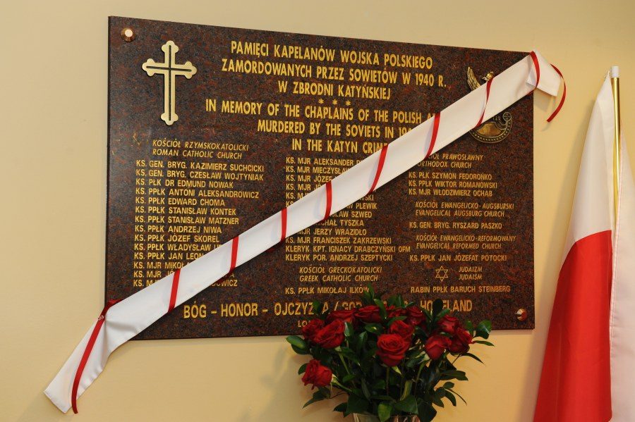Poświęcenie i odsłonięcie tablicy Kapelanów Katyńskich