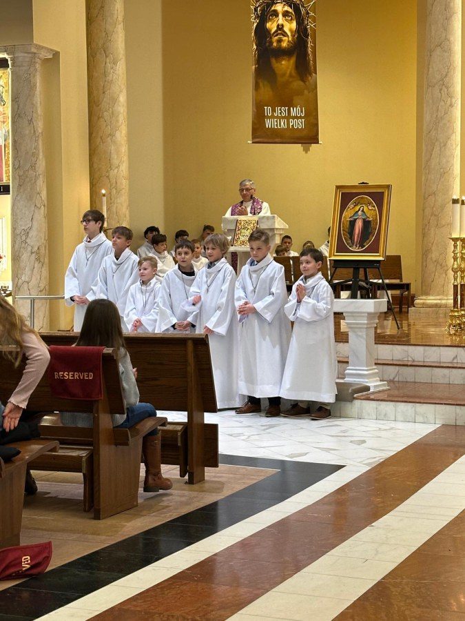 Przyjęcie ministrantów